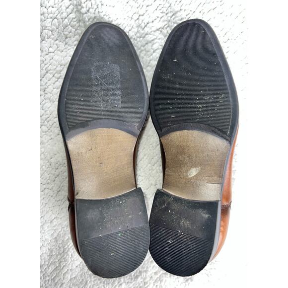 Nordstrom Cap Toe lace-up Oxford Cognac leather ortholite insole - Sz 8.5 - H19 main image 7